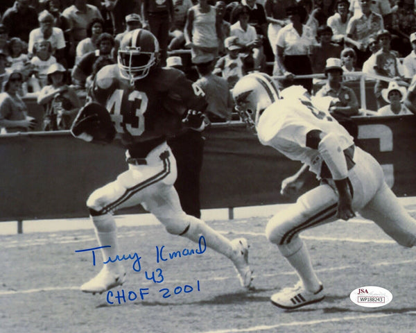 TERRY KINARD AUTOGRAPHED SIGNED CLEMSON TIGERS 8x10 PHOTO JSA