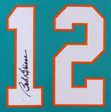 Bob Griese Signed Miami Dolphins 35"x43" Framed Jersey (JSA) 2xSuper Bowl Champ