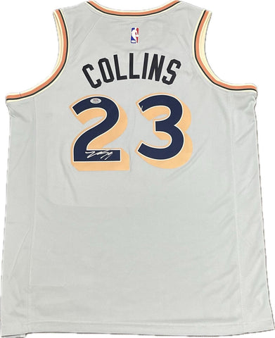 Zach Collins signed jersey PSA/DNA San Antonio Spurs Autographed