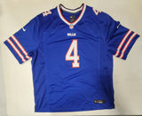 JAMES COOK SIGNED BUFFALO BILLS NIKE SCREENPRINT XXL JERSEY BECKETT QR