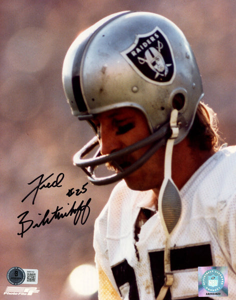 Fred Biletnikoff Autographed Oakland Raiders 8x10 Photo Beckett 45640