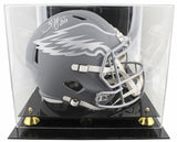 Eagles Brian Dawkins Signed Slate Full Size Speed Rep Helmet W/ Case BAS Witness