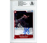 Mackenyu Signed One Piece Roronoa Zoro OP04-015 Red Kingdoms of Intrigue Card