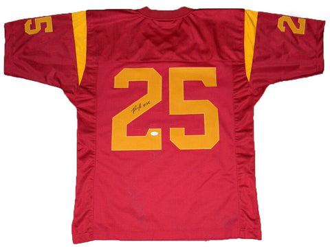 RONALD JONES II AUTOGRAPHED SIGNED USC TROJANS #25 JERSEY JSA