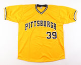 Dave Parker Signed Pittsburgh Pirates 1979 Throwback Jersey (TSE COA) The Cobra