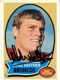 Mike Haffner Autographed 1970 Topps #14 Trading Card Beckett 44806