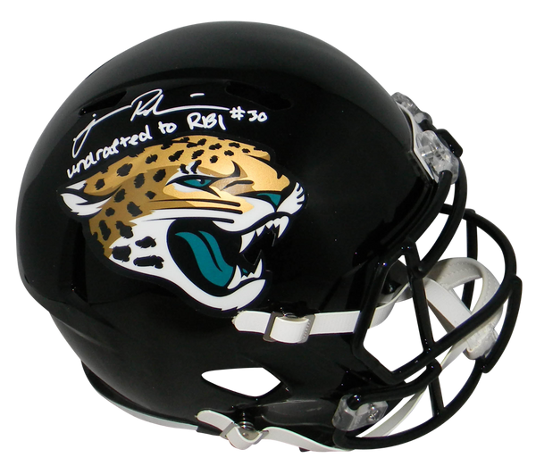 JAMES ROBINSON SIGNED JACKSONVILLE JAGUARS SPEED FULL SIZE HELMET BECKETT