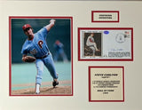 Steve Carlton Signed Philadelphia Phillies Cachet Envelope 14x18 Matted Display