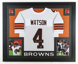 Deshaun Watson Signed Cleveland Browns 35"x43" Framed Jersey Beckett /All Pro QB