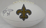 RICKY WILLIAMS AUTOGRAPHED SIGNED SAINTS WHITE LOGO FOOTBALL BECKETT 131952