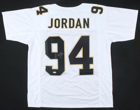 Cameron Jordan Signed New Orleans Saints White Jersey (PSA Holo) 3xPro Bowl D.E.