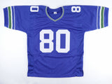 Steve Largent Signed Seattle Seahawks Jersey Inscribed "HOF 95" (Schwartz COA)