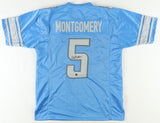 David Montgomery Signed Detroit Lions Jersey (Beckett) Iowa State Running Back