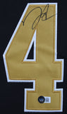 Saints Derek Carr Authentic Signed Black Nike Framed Jersey BAS #BK88791