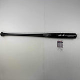 Autographed/Signed David Ortiz Black Louisville Slugger Baseball Bat JSA COA