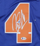 Nate Robinson Signed New York Knicks Mitchell Ness Jersey (Beckett COA) Stained