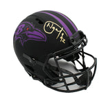 Haloti Ngata Signed Baltimore Ravens Speed Authentic Eclipse NFL Helmet