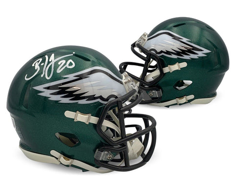 Brian Dawskins Autographed Philadelphia Eagles Football Mini Helmet Beckett COA