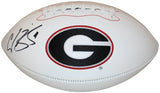 Champ Bailey Autographed/Signed Georgia Bulldogs Logo Football Beckett 35613