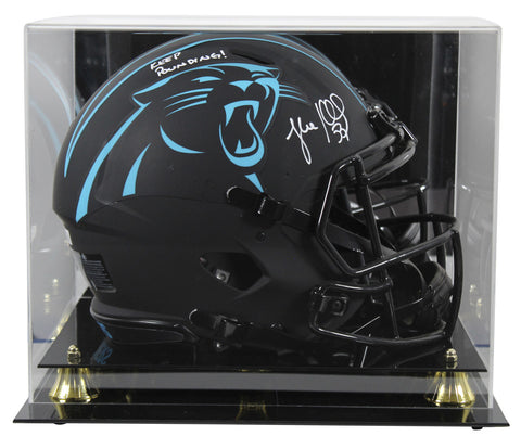 Panthers Luke Kuechly "KP" Signed Eclipse FS Speed Proline Helmet w/ Case BAS W