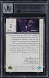 Lakers Shaquille O'Neal Signed 2000 SP Game Floor #SO Card Auto 10! BAS Slab 1