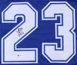 J. T. Brown Signed Lightning Jersey (Beckett COA) Tampa Bay Winger / Minn. Wild