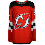 MARTIN BRODEUR Autographed "HOF 18" New Jersey Devils Authentic Jersey FANATICS