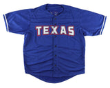 Rafael Palmeiro Signed Texas Rangers Jersey Inscribd 569 HRS/3020 Hits (JSA COA)