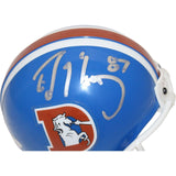 Ed McCaffrey Signed Denver Broncos VSR4 75-96 Mini Helmet Beckett 44158