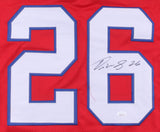 Devin Singletary Signed Buffalo Bills Jersey (JSA Holo)2019 Rookie Running Back