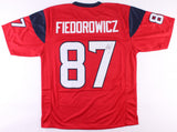 C. J. Fiedorowicz Signed Texans Jersey (JSA COA) Houston Tight End / Unv of Iowa