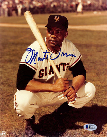 Giants Monte Irvin Authentic Signed 8x10 Photo Autographed BAS 1