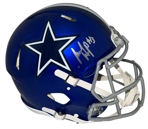 MICHAEL GALLUP AUTOGRAPHED DALLAS COWBOYS FLASH AUTHENTIC SPEED HELMET JSA