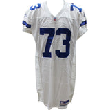 Larry Allen Signed Cowboys Game Issued Reebok 50 White Jersey JSA 48472