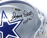 Tony Dorsett Autographed Cowboys F/S Speed Authentic Helmet w/HOF-Beckett Holo