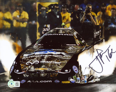 John Force Authentic Signed 8x10 Photo Autographed BAS #BJ32676