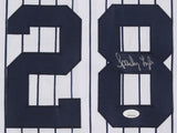 Sparky Lyle Signed Yankees Pinstriped Jersey (JSA COA) AL Cy Young Award (1977)