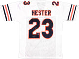 BEARS DEVIN HESTER AUTOGRAPHED WHITE JERSEY LIGHT AUTOS "HOF 23" JSA 234653