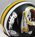 Adrian Peterson Signed Washington Flat Black Mini Helmet- Beckett Auth