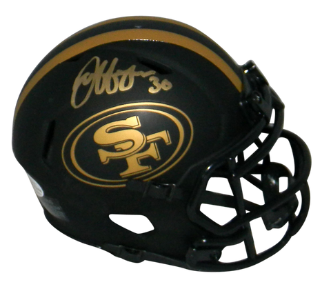 JEFF WILSON JR SIGNED SAN FRANCISCO 49ERS ECLIPSE SPEED MINI HELMET BECKETT