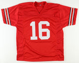 Craig Krenzel Signed Ohio State Buckeye Jersey "2002 National Champs" (Playball)