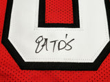 ATLANTA FALCONS ANDRE RISON AUTOGRAPHED RED JERSEY "84 TD" JSA STOCK #233379