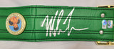 Mike Tyson Autographed World Champion WBC Belt (Smudged) Beckett Witness WX99774