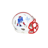 Ty Law Autographed New England Patriots TB Mini Helmet Beckett 42354