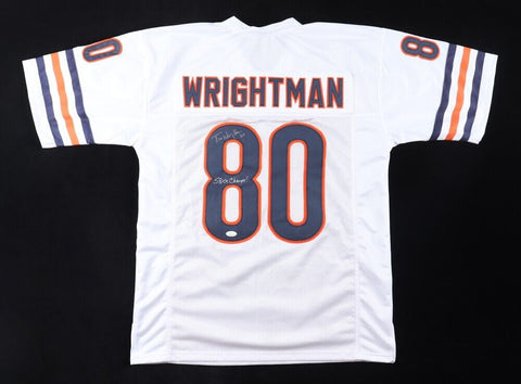 Tim Wrightman Signed Chicago Bears Jersey Inscribed Super Bowl XX (JSA COA) TE