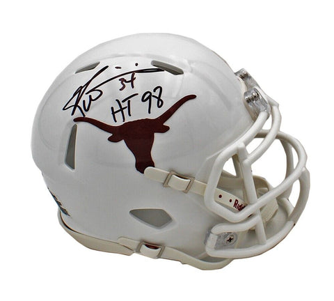 Ricky Williams Texas Longhorns Speed NCAA Mini Helmet with "HT 98" Inscription