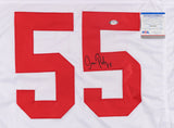 Jason Peter Signed Nebraska Cornhuskers Jersey (PSA COA) 1998 Carolina 1st Rd Pk