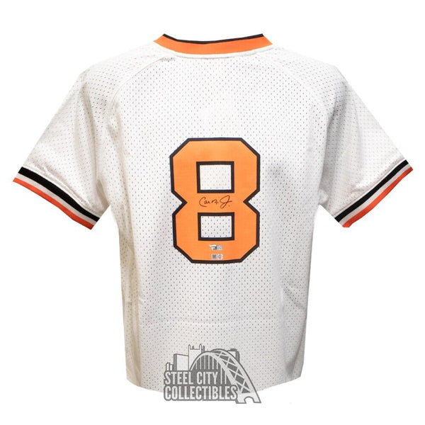 Cal Ripken Jr Autographed White Baltimore M&N Baseball Jersey - Fanatics