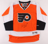 Bernie Parent Signed Flyers Reebok NHL Jersey Inscribed "HOF 84" (Schwartz COA)