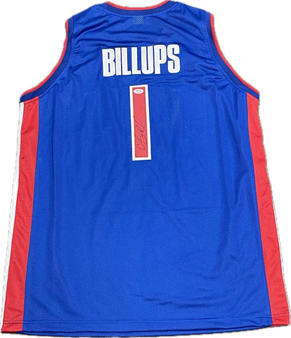 Chauncey Billups signed jersey PSA/DNA Detroit Pistons Autographed